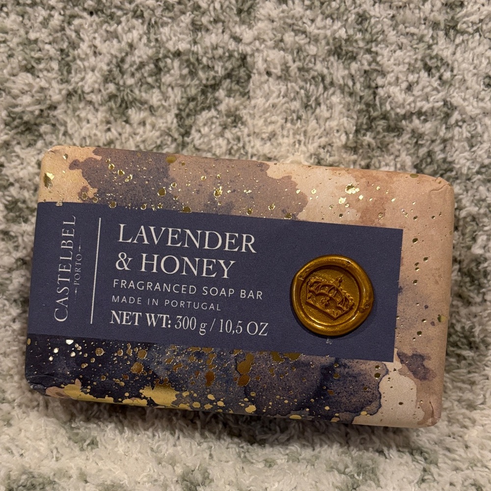 Castelbel Porto Scented Lavender & Honey Artisan Soap Bar NWT 10.50 oz Portugal